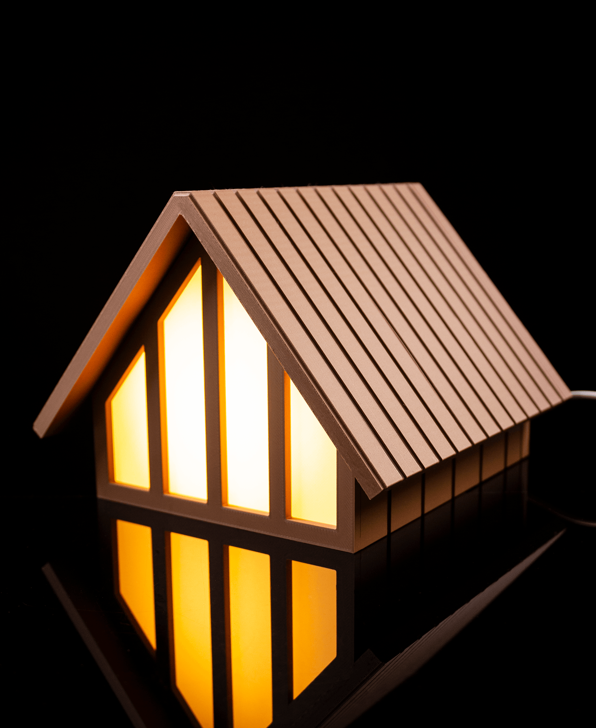 Cabin Book Rest Lamp 3d model
