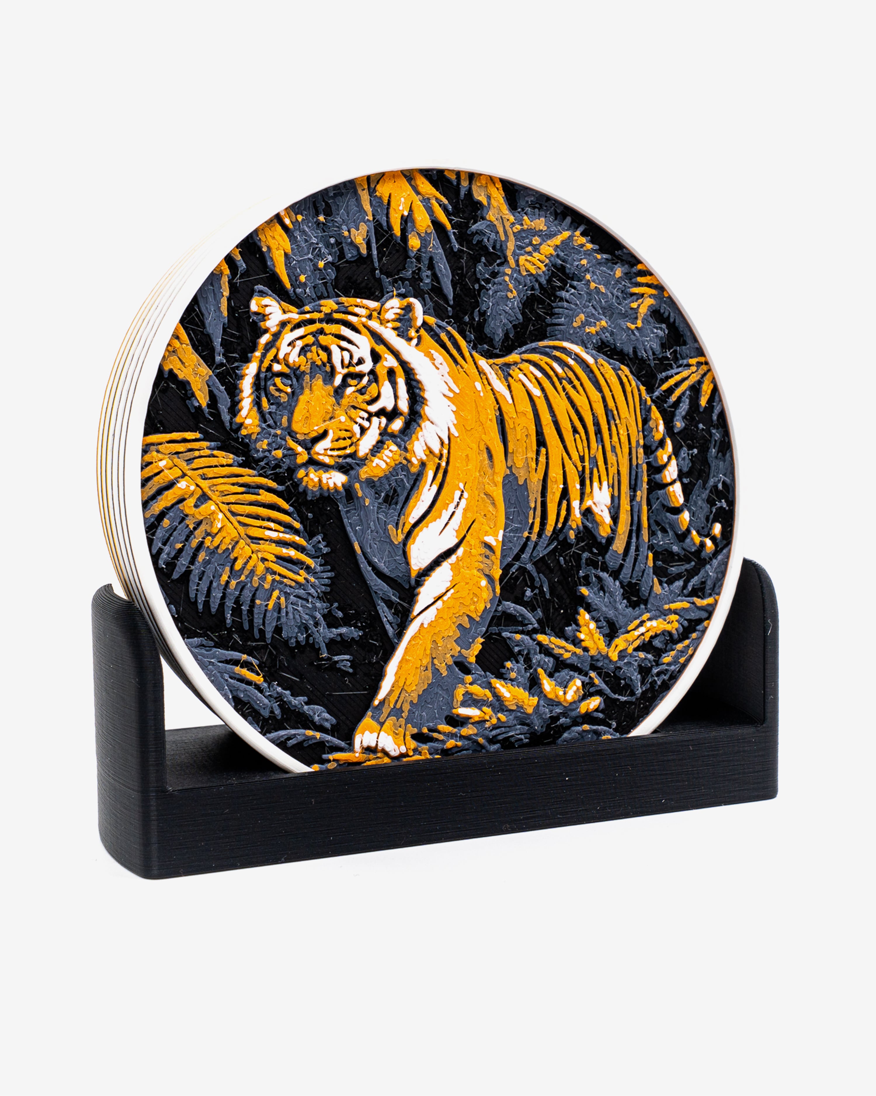 Tiger Coasters 3d model