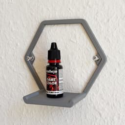 Miniature display wall shelf 3d model