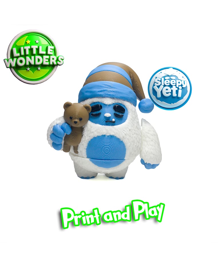 Sleepy Yeti 3d model