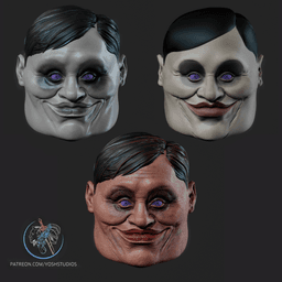 Alien Mask 3D Printer STL File 3d model