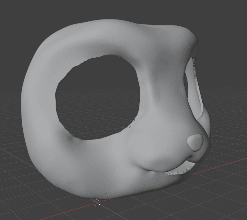 kemono x toony head base 3d model