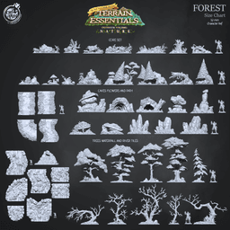 Forest Set (Pre-Supported) 3d model