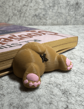Smooshy Face Dog / Booty Bookmark 3d model