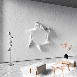 Starfish Mirror Wall Art Design 3d model