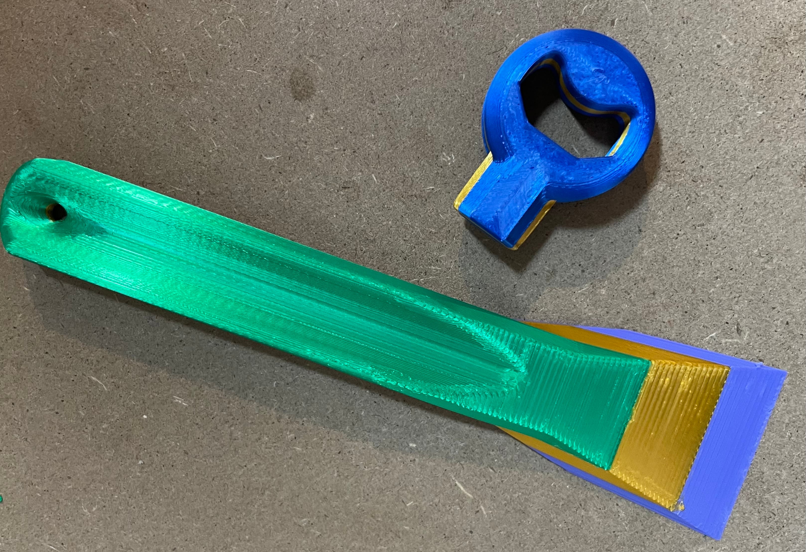 Bed Scraper 2000 & HSW Storage Mount 3d model