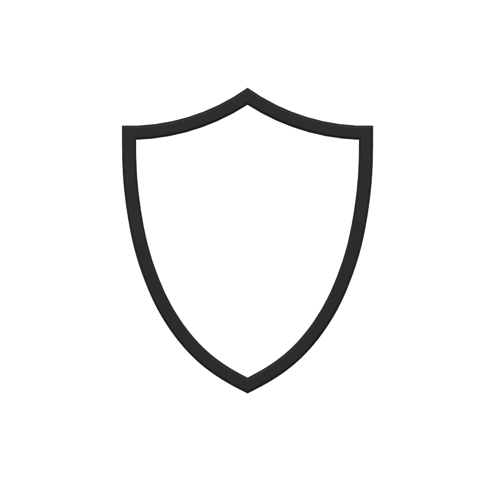 Shield Cookie Cutter STL File - 4 inches 3d model