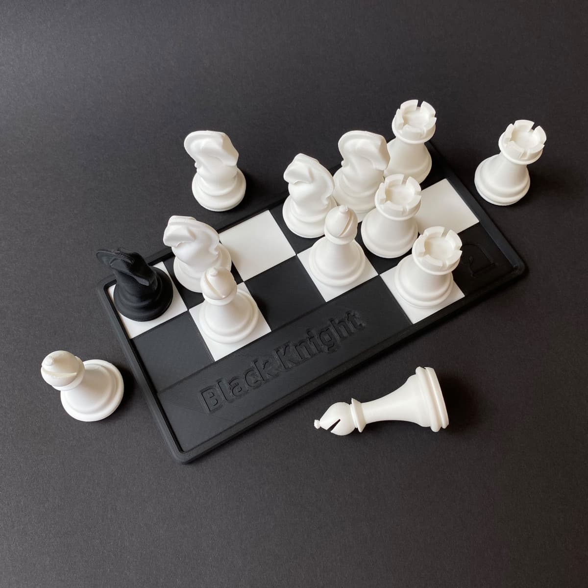 Black Knight puzzle board 3d model