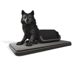 PBR Wolf Smartphone Stand 3d model
