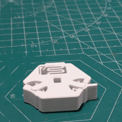 Print-In-Place Modular Fidget System 3d model
