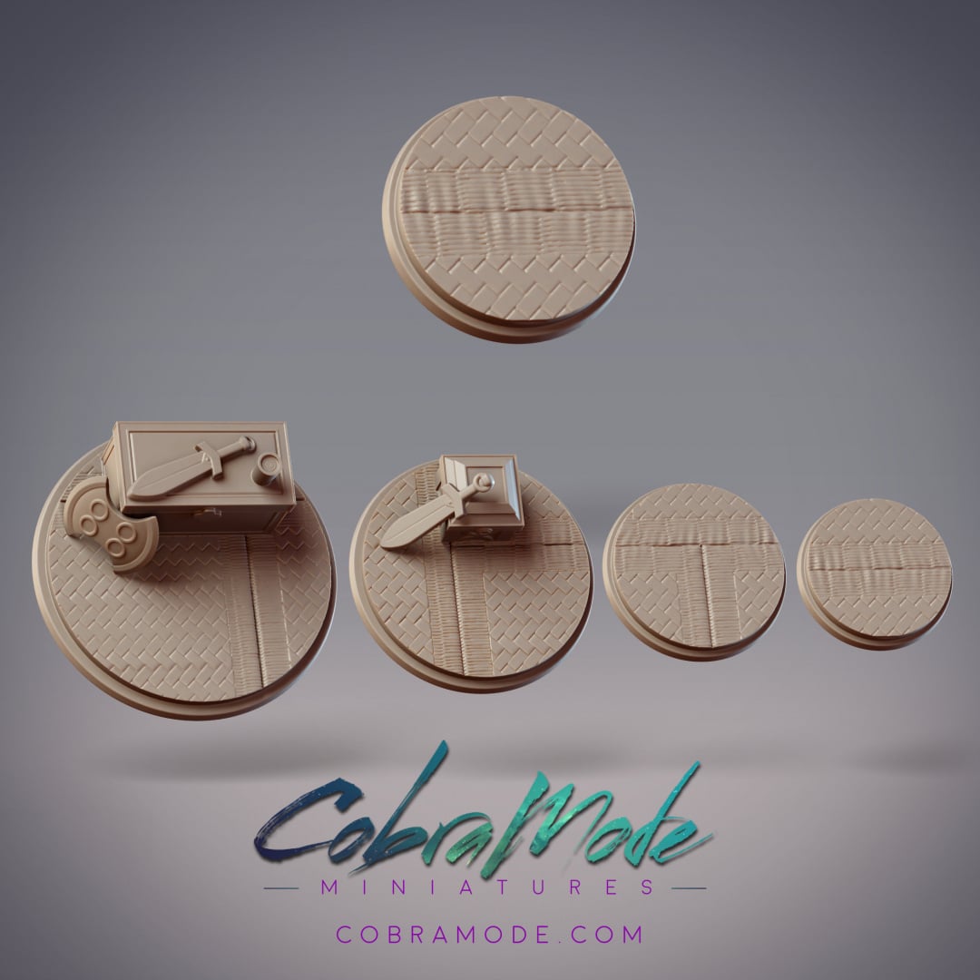 Warrior's Rest Base Pack (4pcs) 3d model