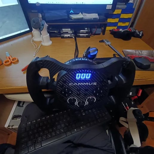 Cammus C5 GT GT3 Carbon Style Mod.stl 3d model