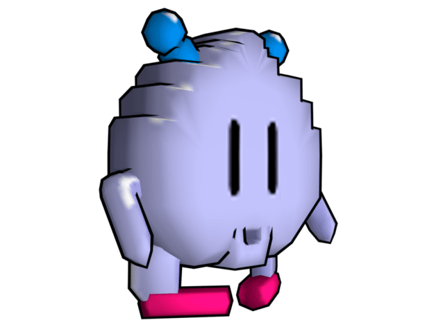 Bobble Bobble Invader 3d model