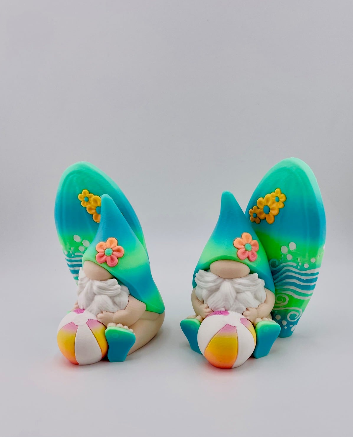 Beach Vibe Gnome -Surf 3d model