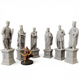 Statues of Great Kings 3d model