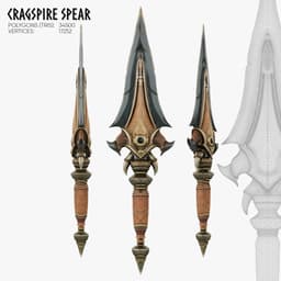 Cragspire Spear 3d model