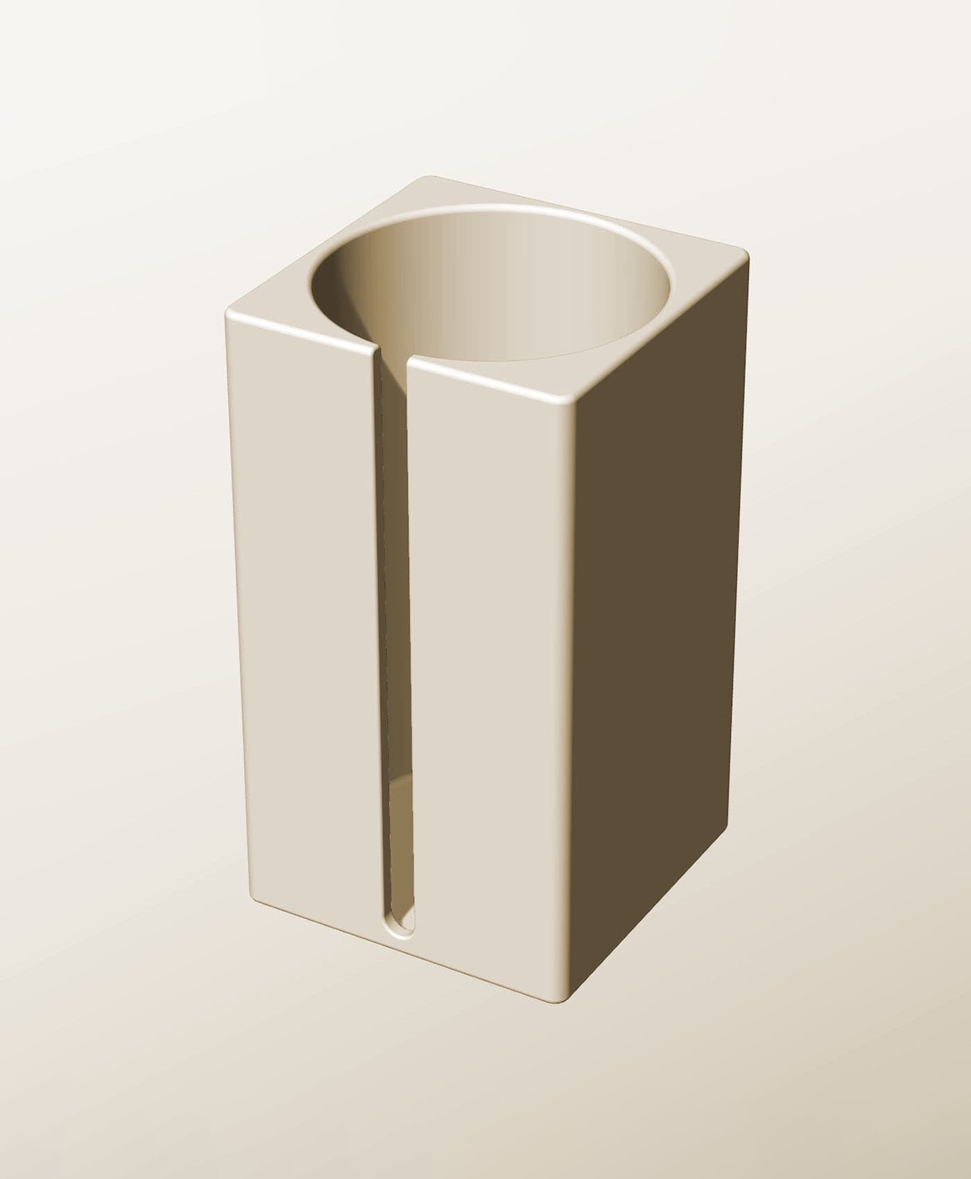 CS96-190-S Stacking slotted component box bin for makers 3d model