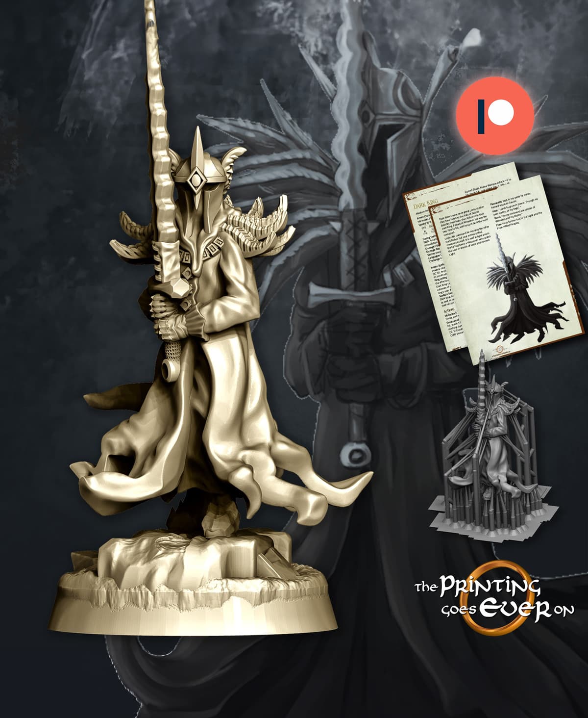 Dark King 3d model