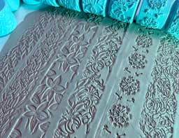 Texture Rollers โ Floral Patterns 3d model