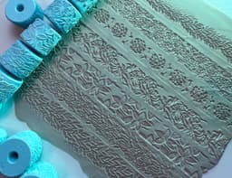 Texture Rollers โ Floral Patterns 3d model