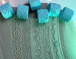 Texture Rollers โ Floral Patterns 3d model
