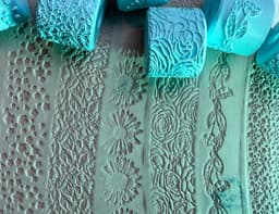 Texture Rollers โ Floral Patterns 3d model