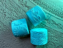 Texture Rollers โ Floral Patterns 3d model