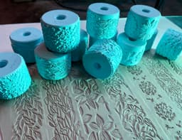 Texture Rollers โ Floral Patterns 3d model