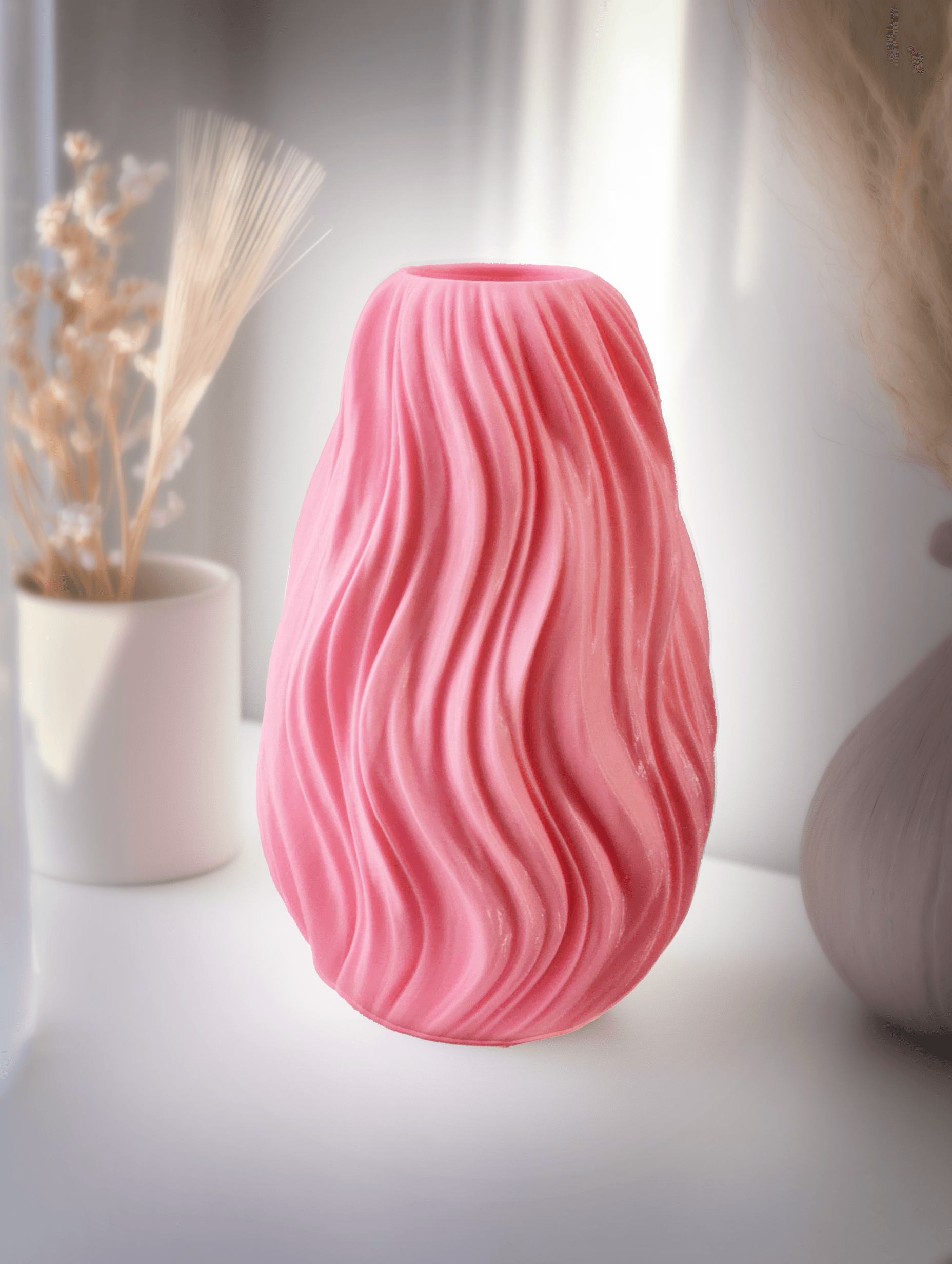 Crema Vase - Whipped Cream Vase 3d model