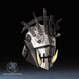 Doshaguma MH Helmet 3D Printer STL File 3d model
