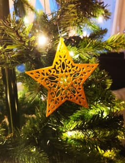 Xmas Star & Topper 3d model
