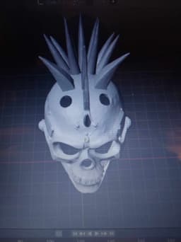 Punker Skull Mask.stl 3d model
