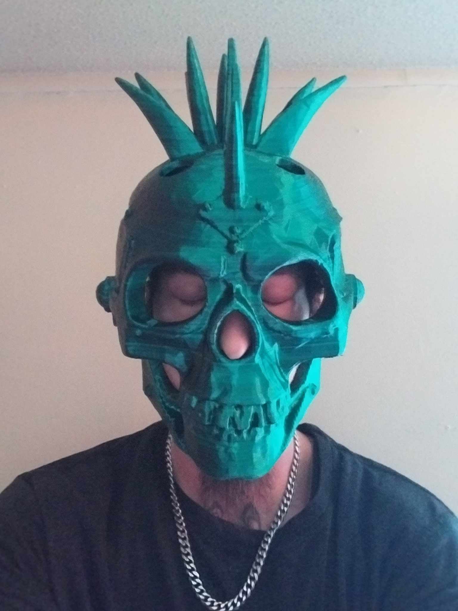 Punker Skull Mask.stl 3d model