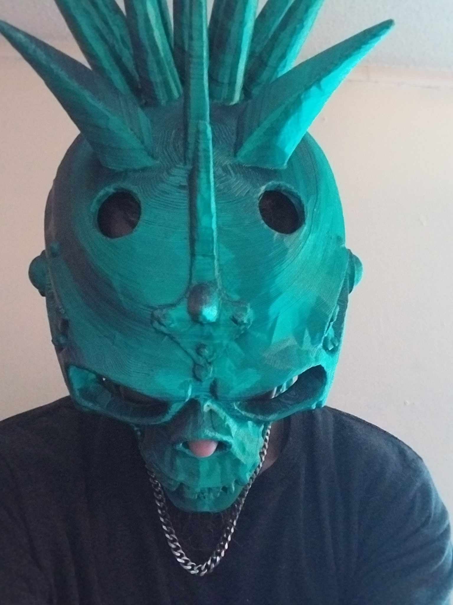Punker Skull Mask.stl 3d model