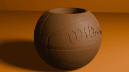 Texas Basketball Beer Can Holder 3d model