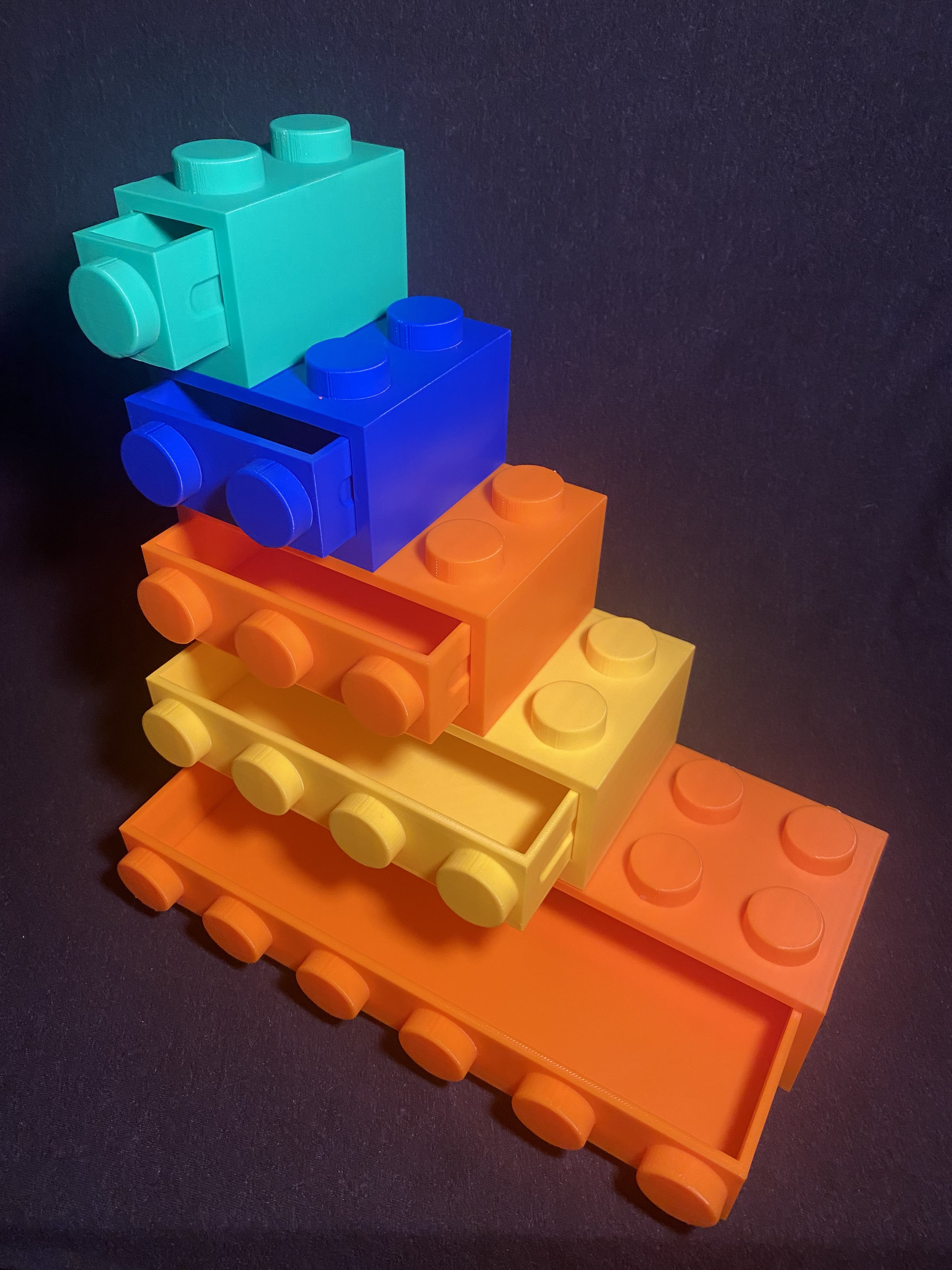Brick Desktop Organization System 3d model