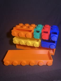 Brick Desktop Organization System 3d model