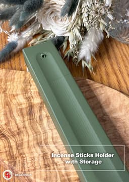 Incense Sticks Holder with Storage 3d model