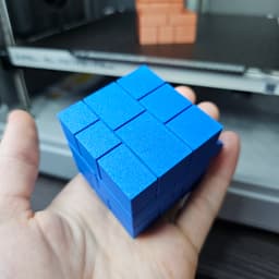 Mario Block Print-in-Place Container.stl 3d model