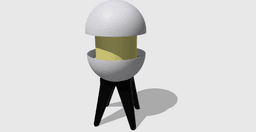 MOKA Design- table lamp ATOM.stl 3d model