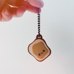 Peanut butter and Jam Keychains 3d model