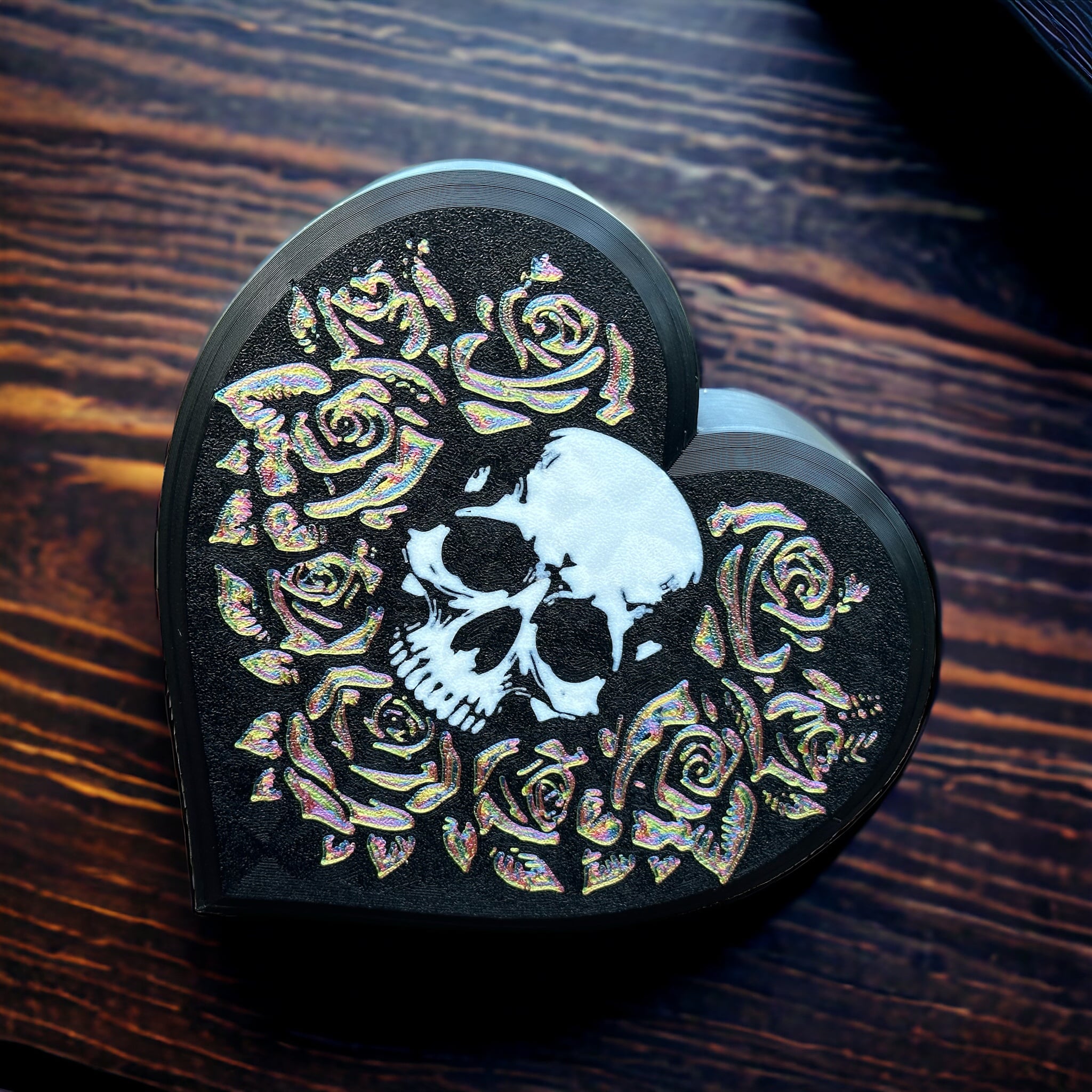 Skull Heart Box 3d model