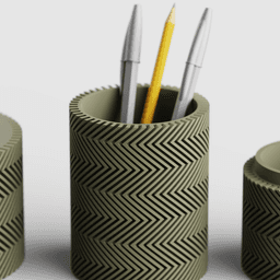 LIGHTNING Collection - Desk Organizer Set 3d model