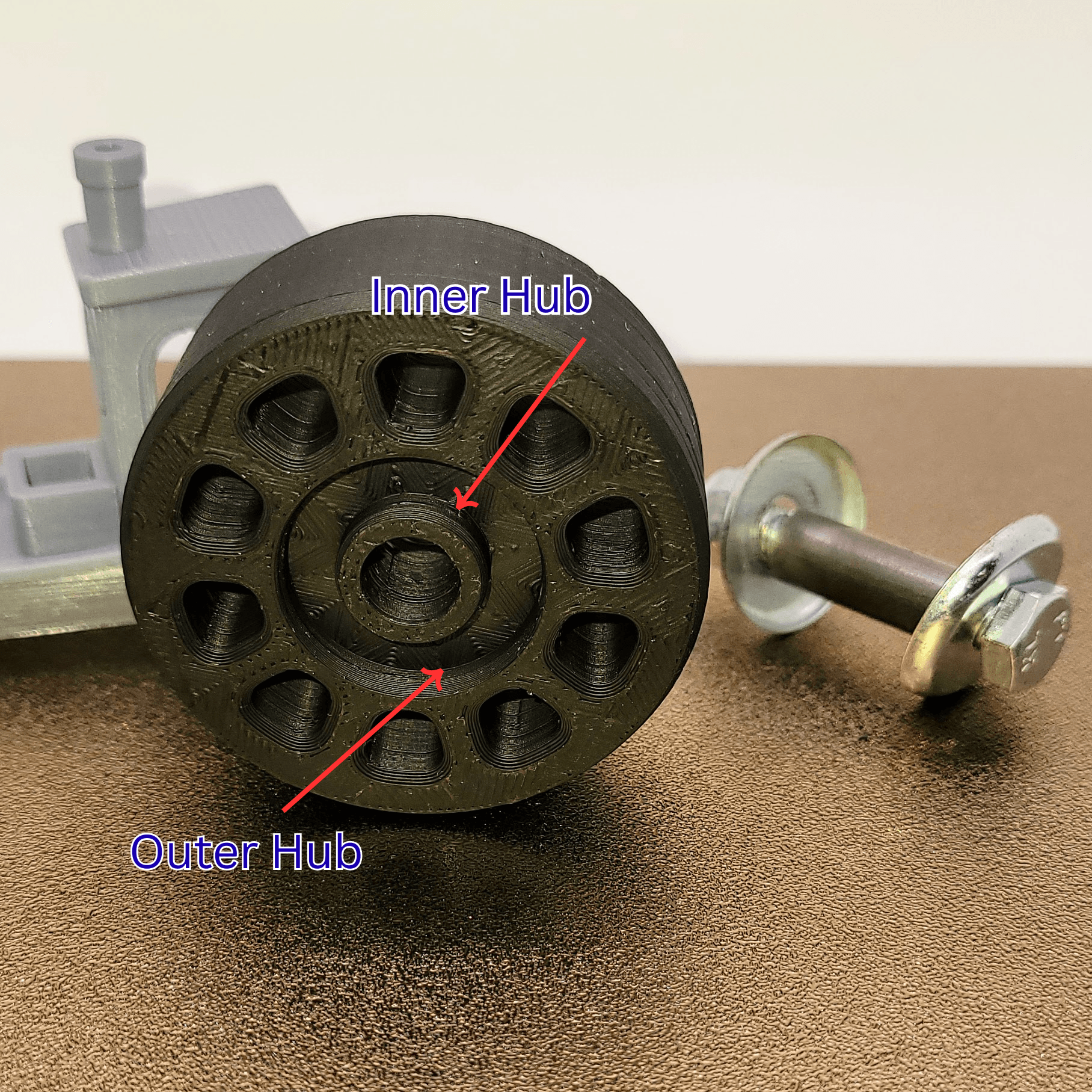 Replacement Caster Wheel Generator 3d model