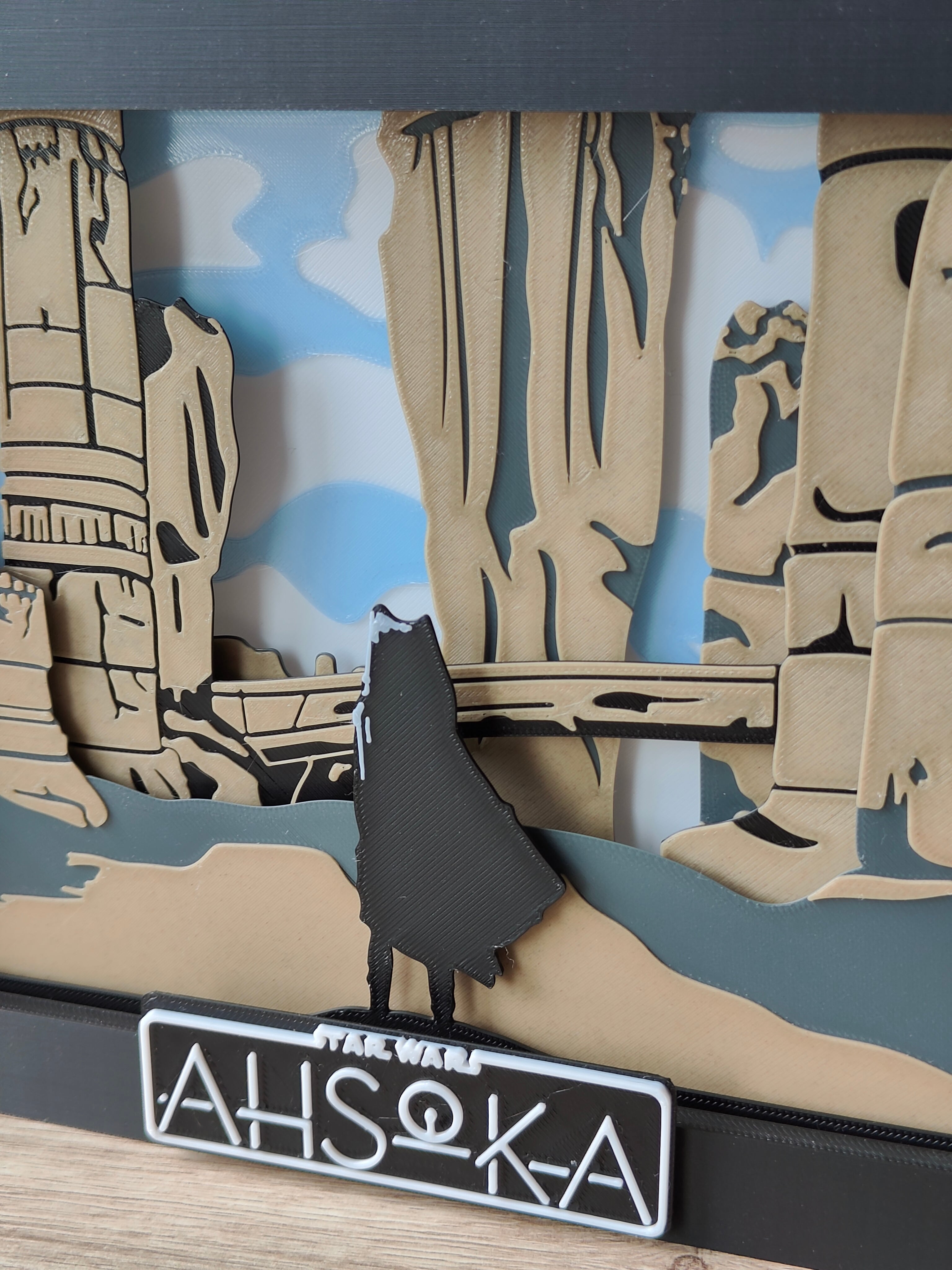 Ahsoka Arcana Shadow Box 3d model