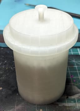 Cotton Bud Canister 3d model