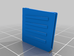 Pittsburgh Caliper (Harbor Freight) Battery Cover 3d model