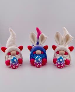 Easter Egg Sheep Gnome 3d model