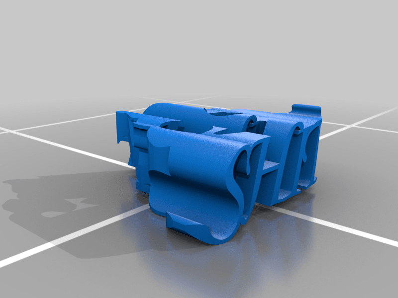 Poo Emoji - Flip Text 3d model