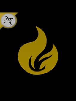 Simple Flame Symbol - 2D Art 3d model